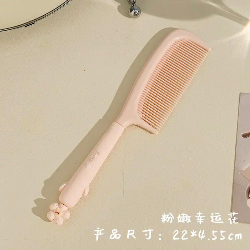 Cute Cartoon Glue Hair Comb for Girls Women