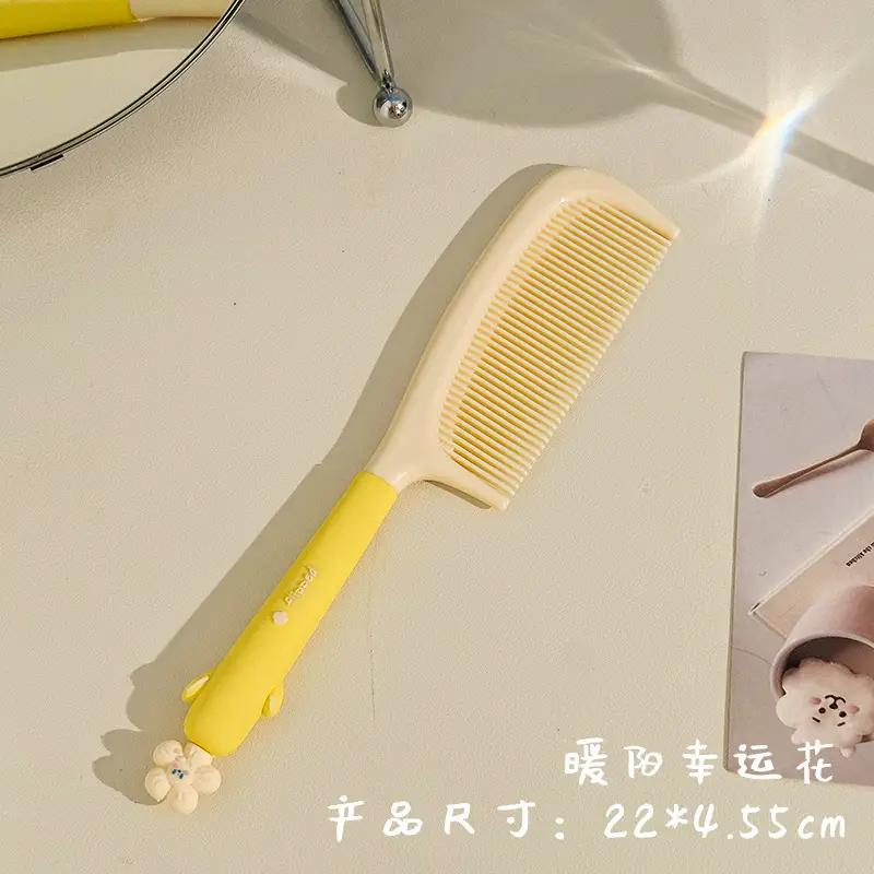 Cute Cartoon Glue Hair Comb for Girls Women