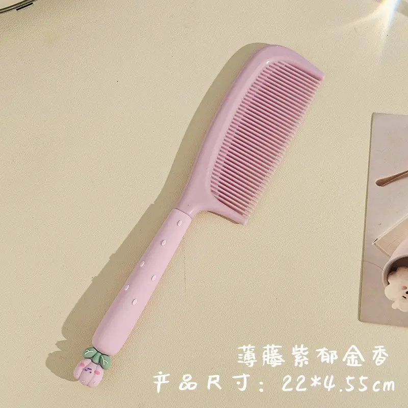 Cute Cartoon Glue Hair Comb for Girls Women