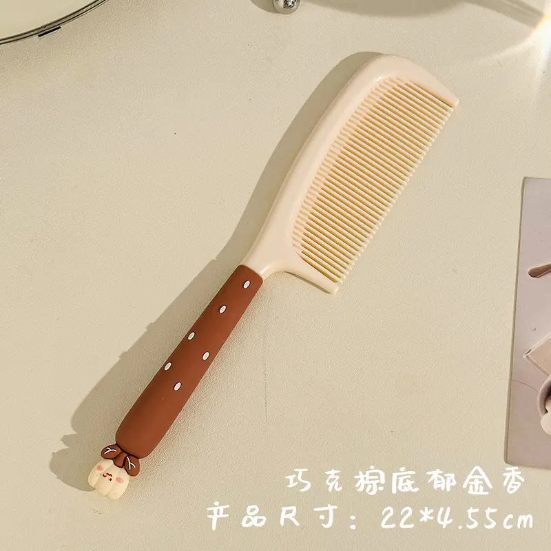 Cute Cartoon Glue Hair Comb for Girls Women