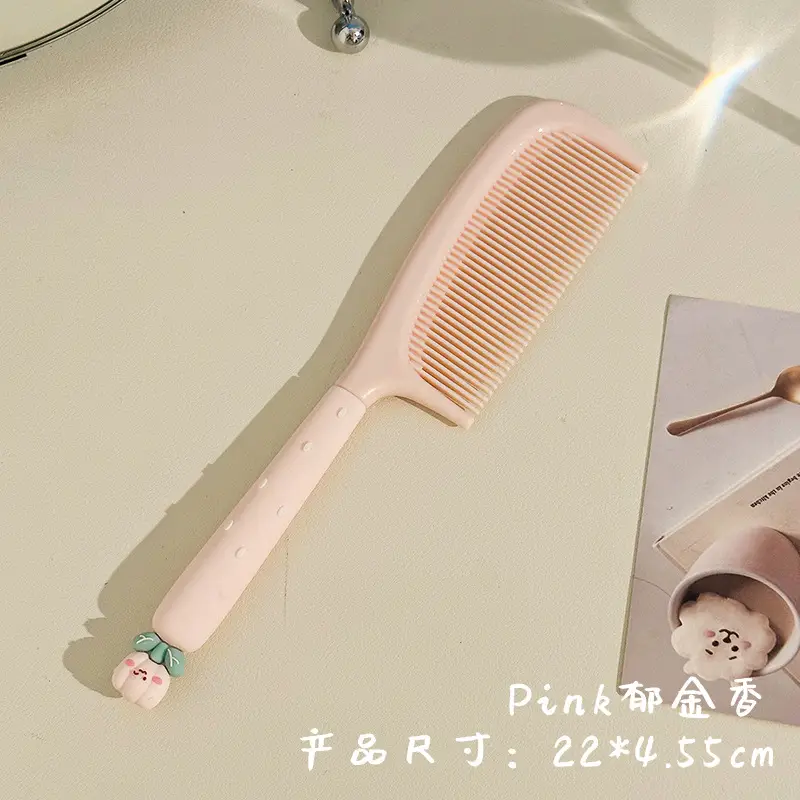 Cute Cartoon Glue Hair Comb for Girls Women