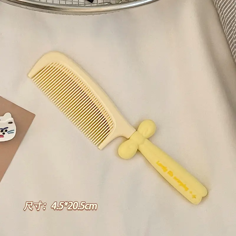Cute Cartoon Glue Hair Comb for Girls Women