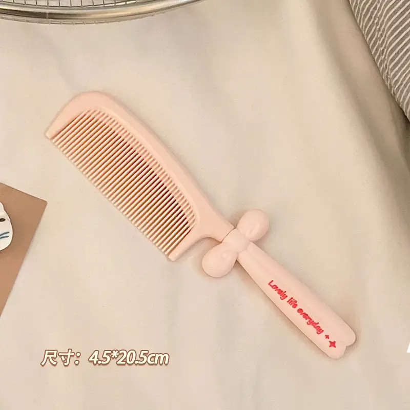 Cute Cartoon Glue Hair Comb for Girls Women