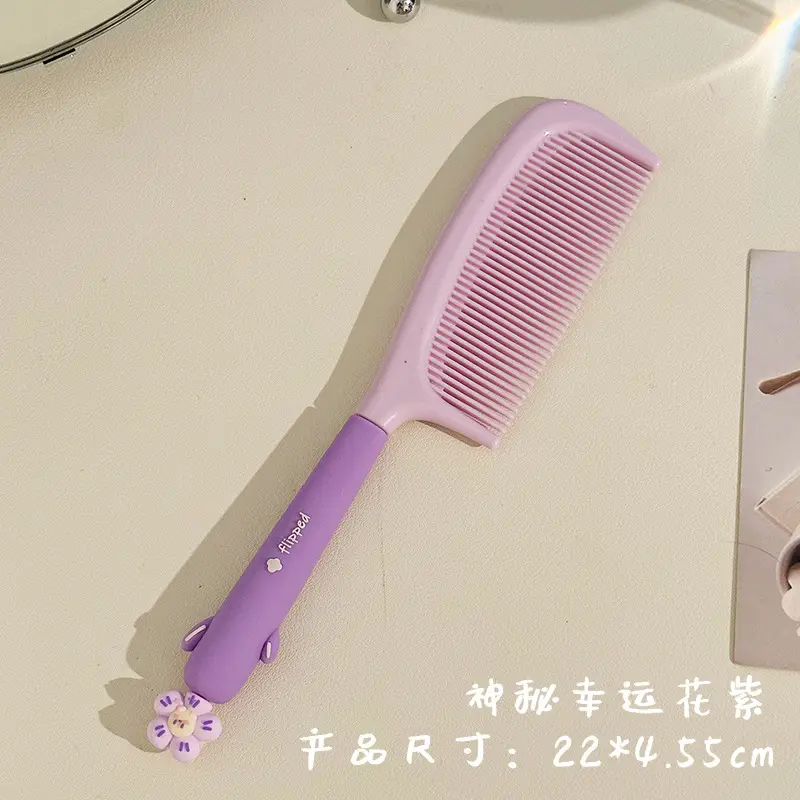 Cute Cartoon Glue Hair Comb for Girls Women