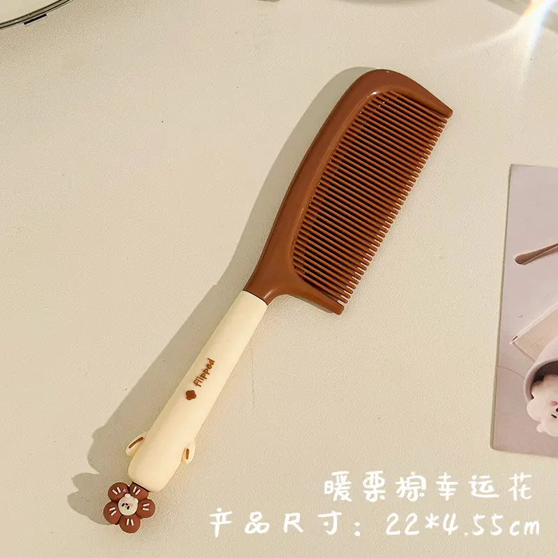 Cute Cartoon Glue Hair Comb for Girls Women