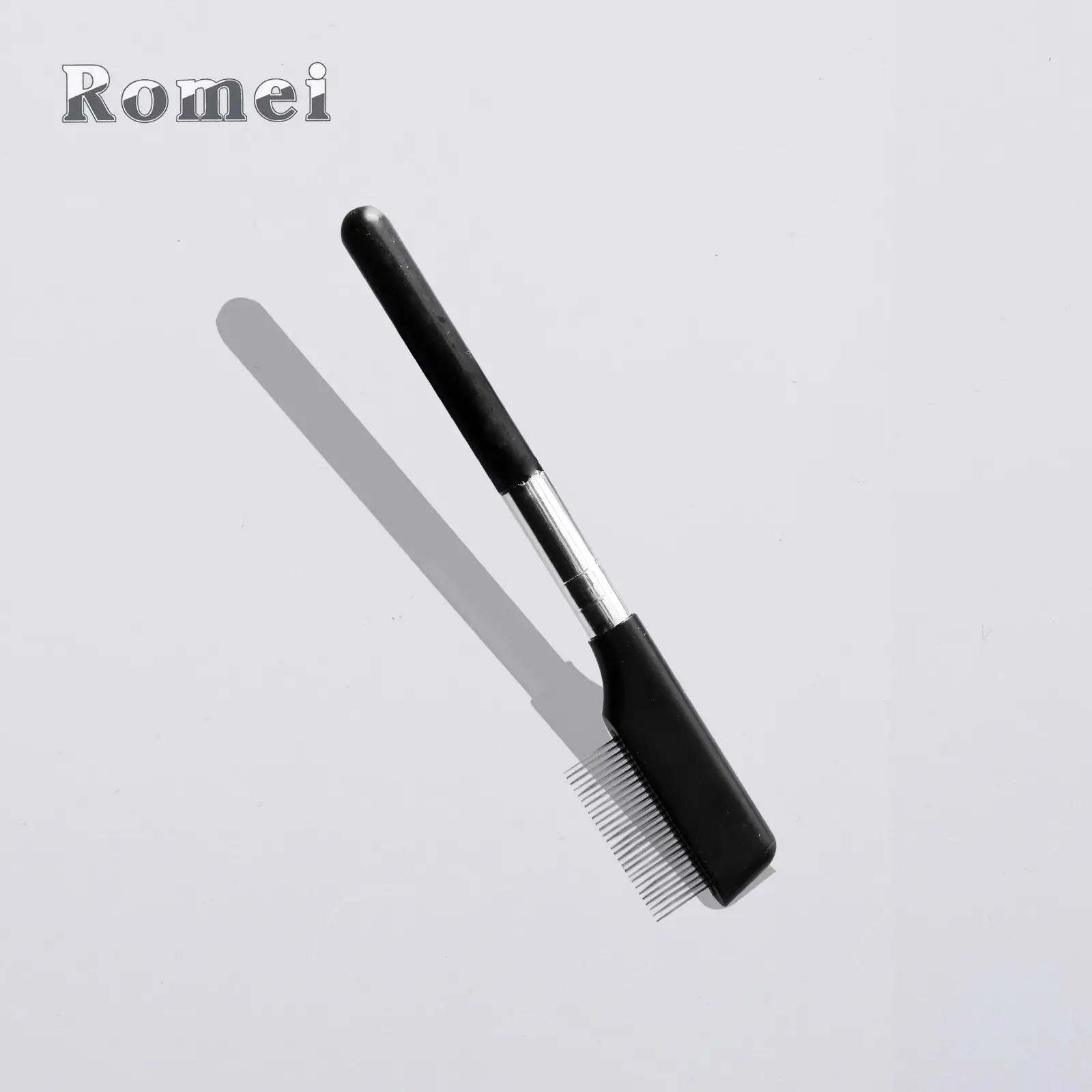 Straight Handle Steel Needle Eyelash Comb for Long, Clear Lashes - Image 8