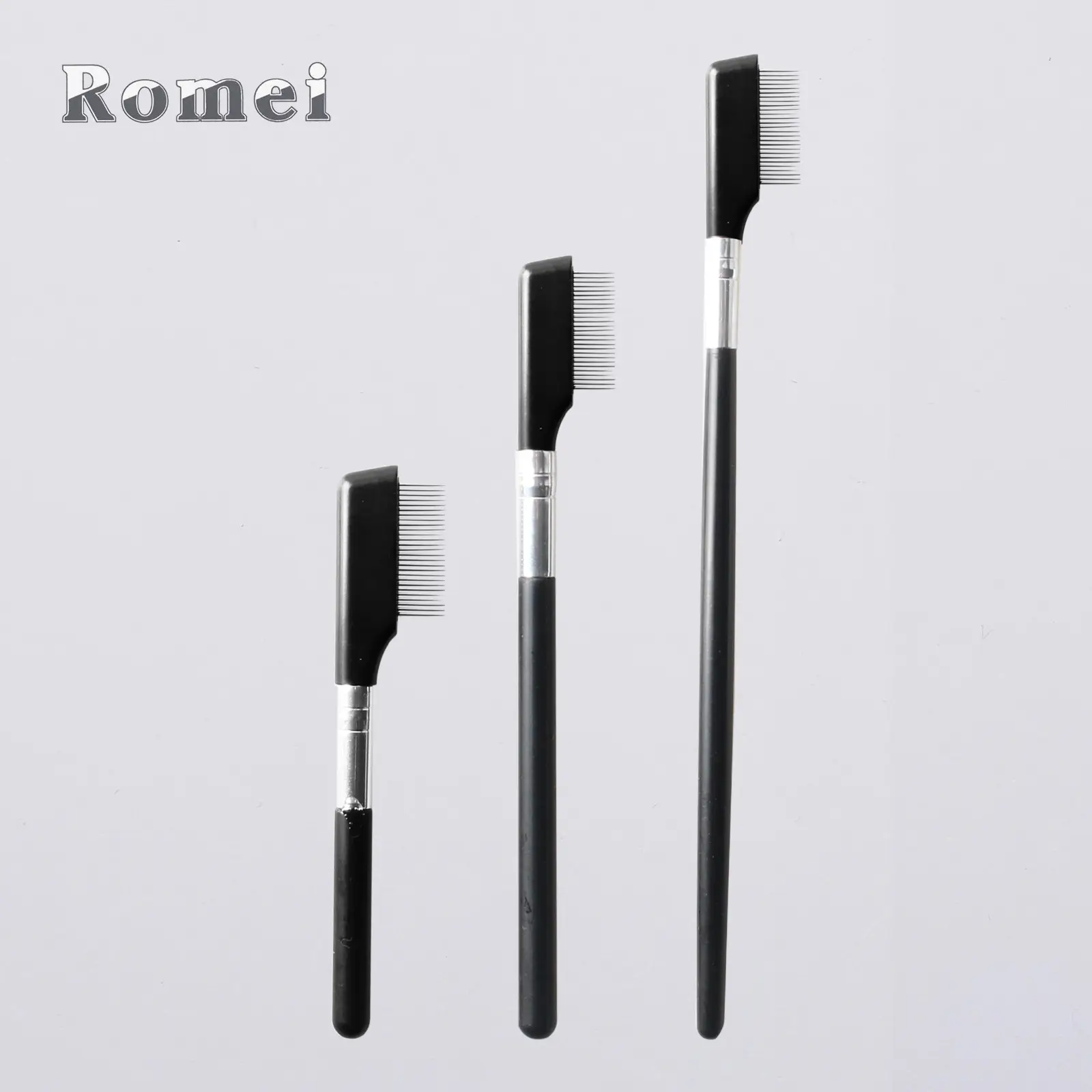 Straight Handle Steel Needle Eyelash Comb for Long, Clear Lashes - Image 9