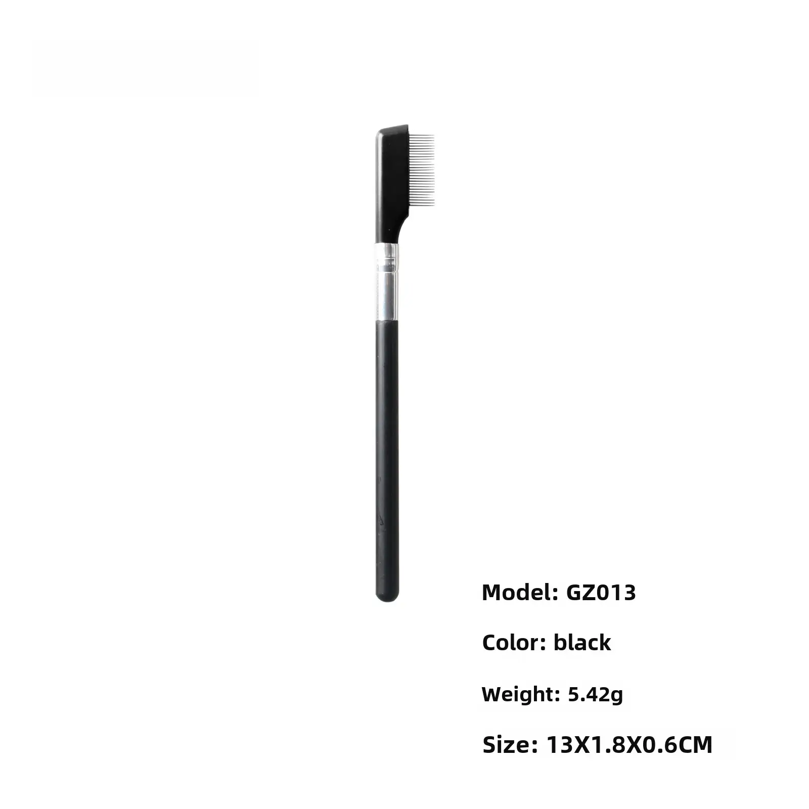 Straight Handle Steel Needle Eyelash Comb for Long, Clear Lashes - Image 2