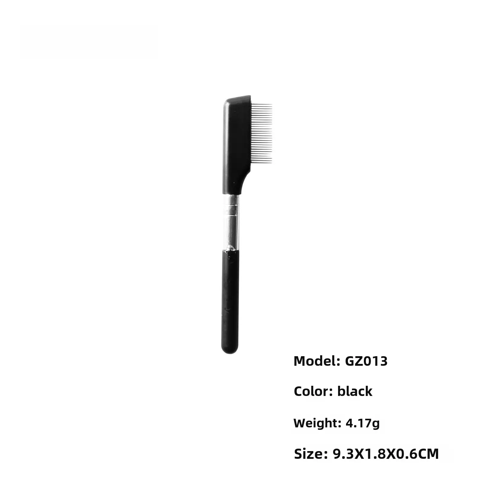 Straight Handle Steel Needle Eyelash Comb for Long, Clear Lashes - Image 3