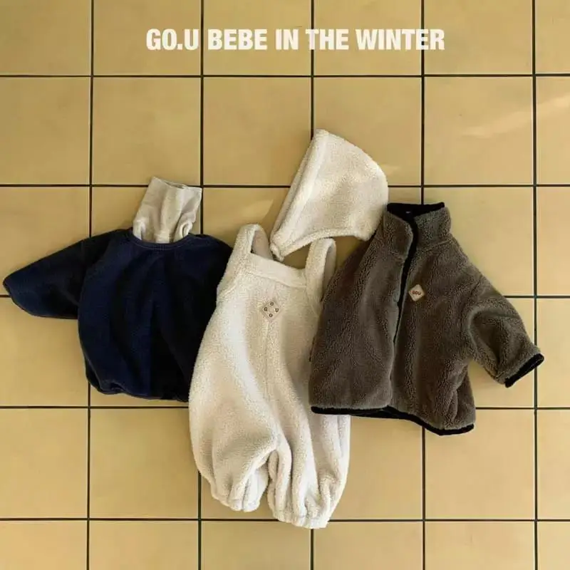 Baby Winter Fleece Lined Jumpsuit with Hat & Gloves - Image 6
