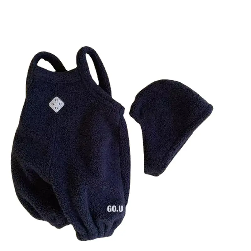Baby Winter Fleece Lined Jumpsuit with Hat & Gloves - Image 8