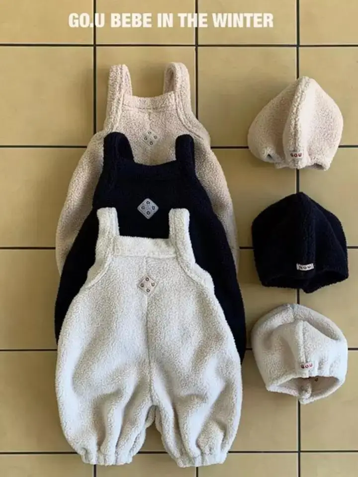 Baby Winter Fleece Lined Jumpsuit with Hat & Gloves — feature 1