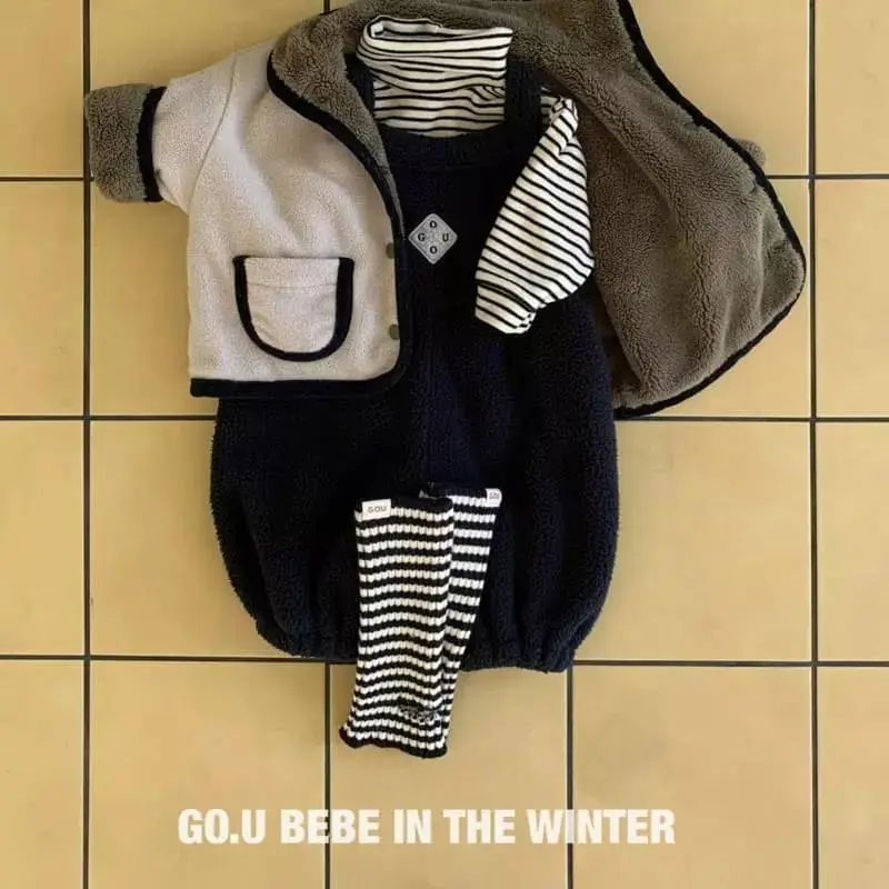 Baby Winter Fleece Lined Jumpsuit with Hat & Gloves — feature 5