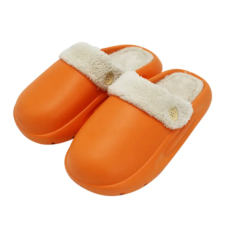 Cotton Slippers Women's Thick Sole Winter Household Feeling Indoor Warm Moon Waterproof Baotou Cotton Shoes Men's New Wholesale - Image 3