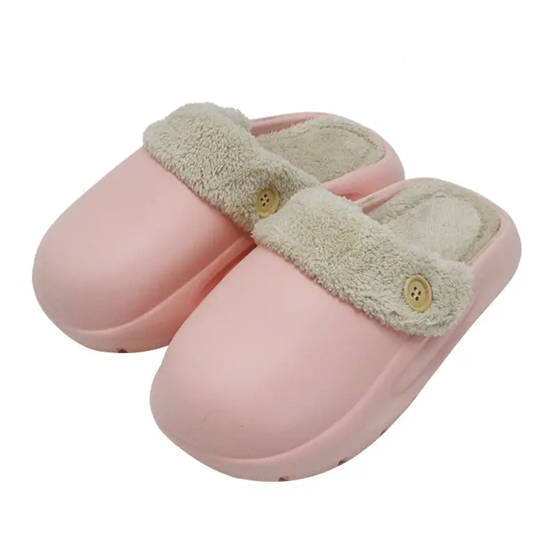 Cotton Slippers Women's Thick Sole Winter Household Feeling Indoor Warm Moon Waterproof Baotou Cotton Shoes Men's New Wholesale - Image 2