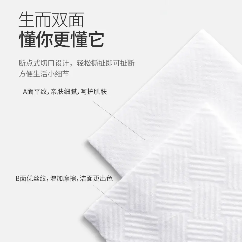 Disposable Face Towel 170 Pcs 100% Antiseptic 600g - Image 13
