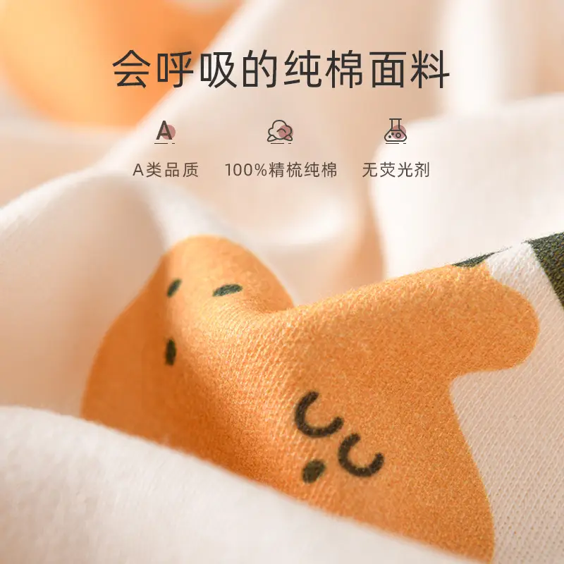 Newborn Baby Cotton Half Back Dress Apple Print - Image 7