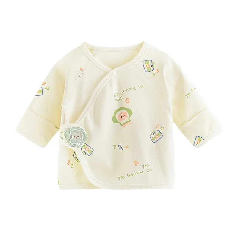 Newborn Cotton Pajama with Bear Print - Image 12