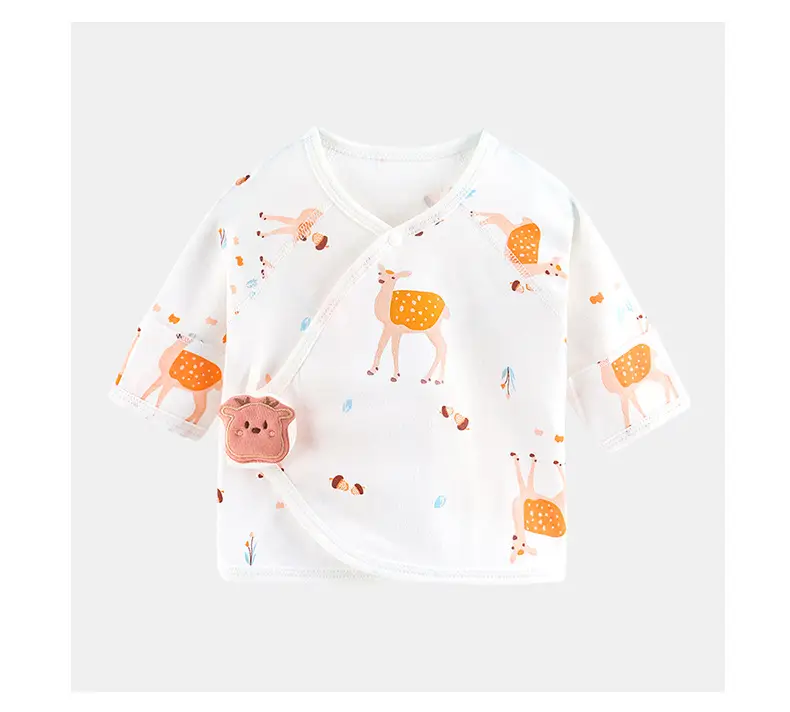 Newborn Cotton Pajama with Bear Print — feature 14