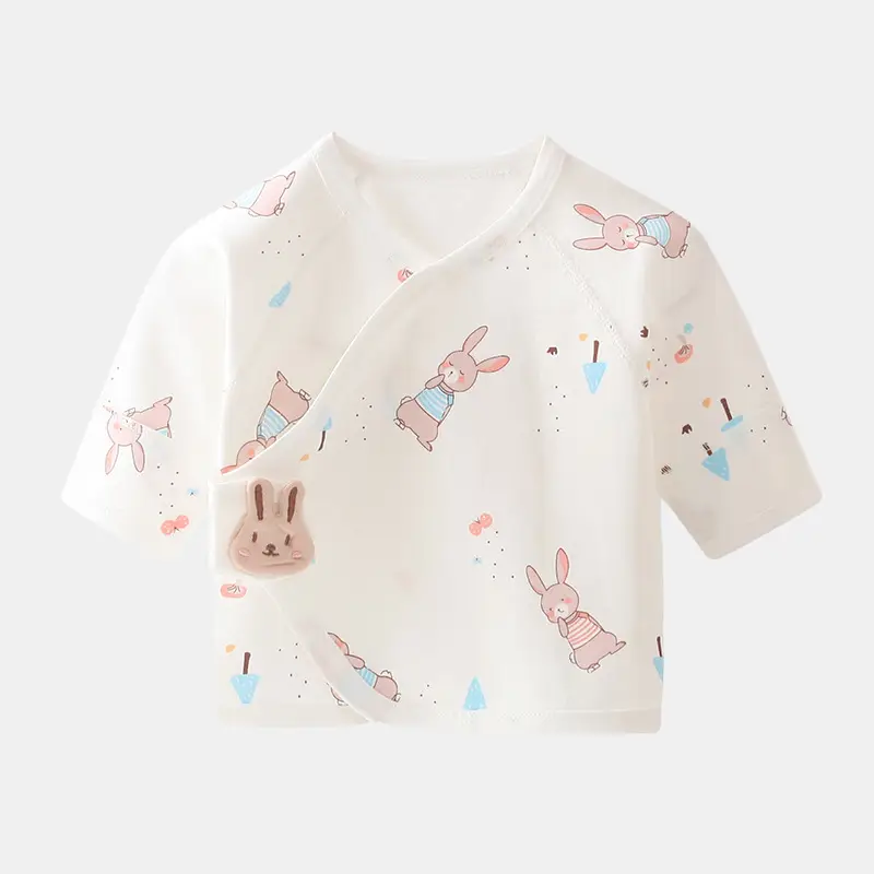 Newborn Cotton Pajama with Bear Print - Image 7