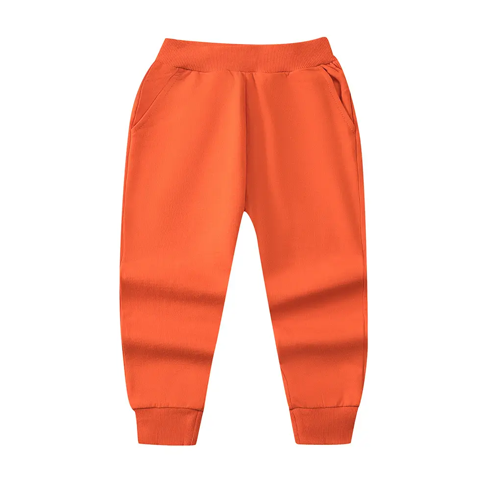 Men Velvet Jogger Pants Red Warm