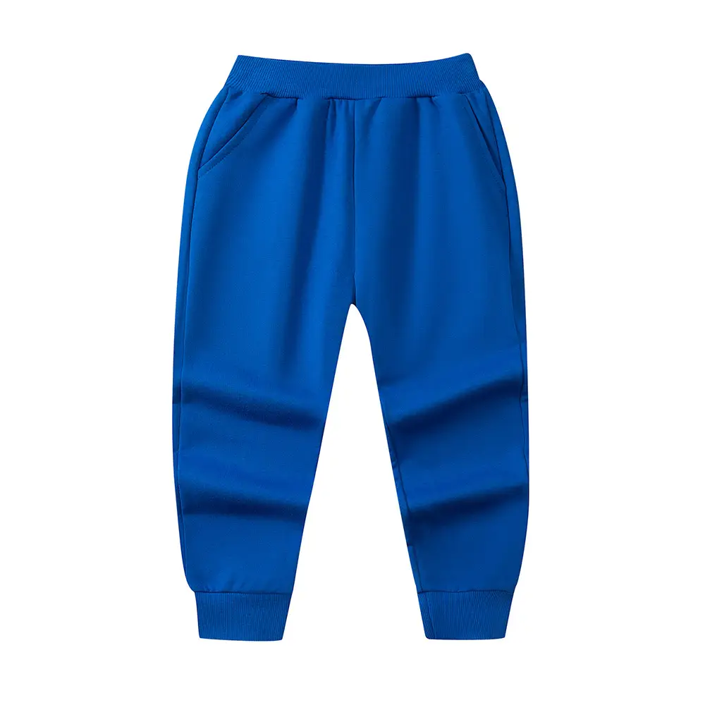 Men Velvet Jogger Pants Red Warm
