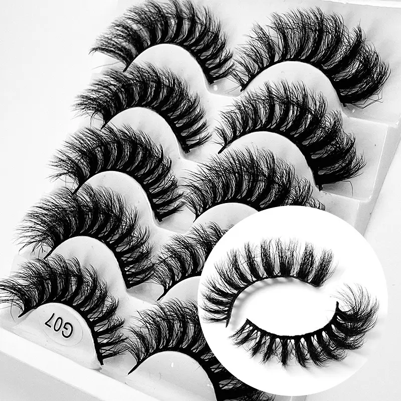 8D Curved False Eyelashes Multi Layer Thick Cross High Imitation - Image 12