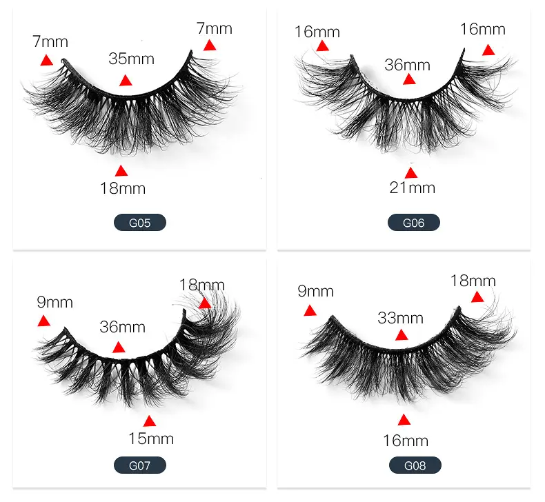 8D Curved False Eyelashes Multi Layer Thick Cross High Imitation — feature 16