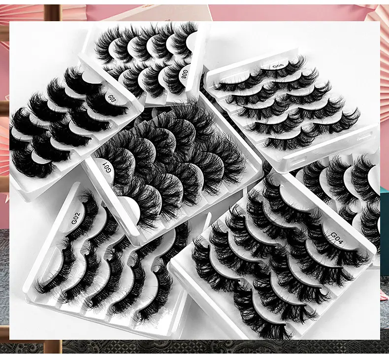 8D Curved False Eyelashes Multi Layer Thick Cross High Imitation — feature 17