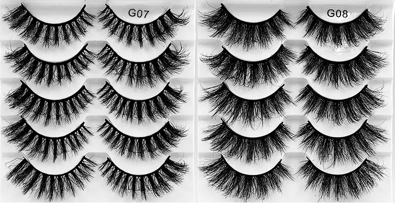8D Curved False Eyelashes Multi Layer Thick Cross High Imitation — feature 22