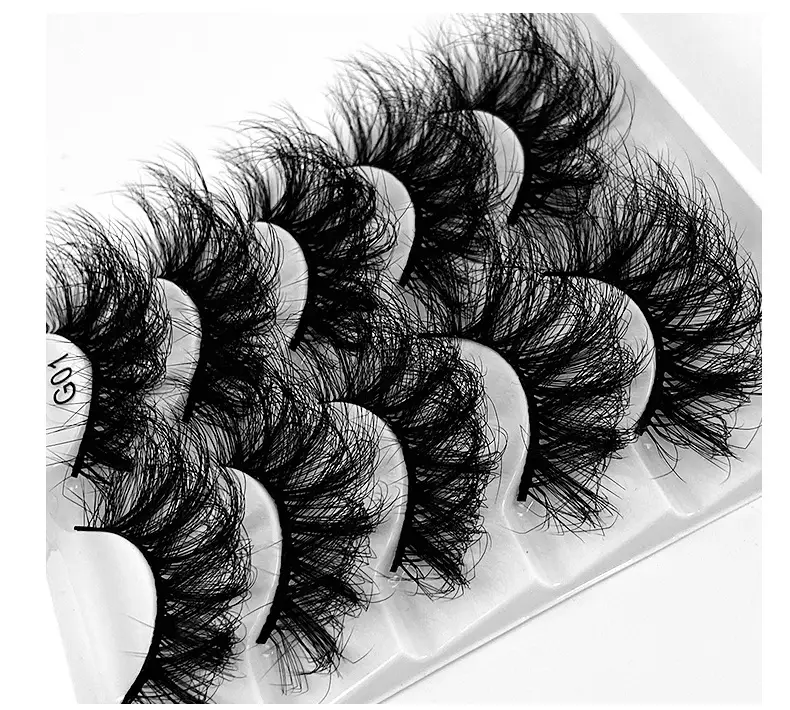 8D Curved False Eyelashes Multi Layer Thick Cross High Imitation — feature 23
