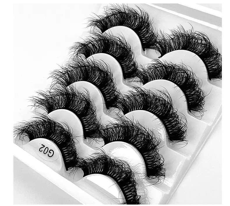 8D Curved False Eyelashes Multi Layer Thick Cross High Imitation — feature 25