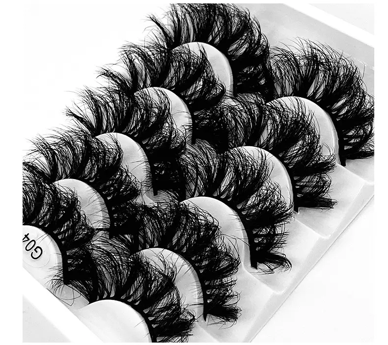8D Curved False Eyelashes Multi Layer Thick Cross High Imitation — feature 27