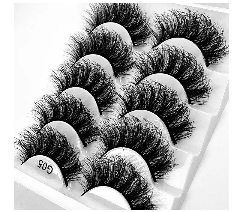 8D Curved False Eyelashes Multi Layer Thick Cross High Imitation — feature 28