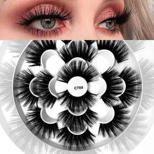 8D Curved False Eyelashes Multi Layer Thick Cross High Imitation — feature 3