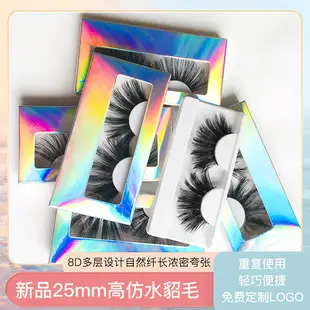 8D Curved False Eyelashes Multi Layer Thick Cross High Imitation — feature 4