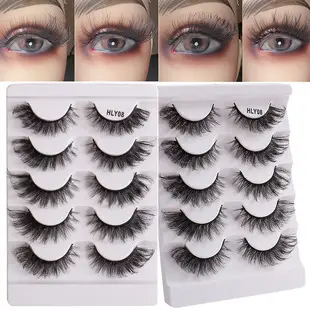 8D Curved False Eyelashes Multi Layer Thick Cross High Imitation — feature 8
