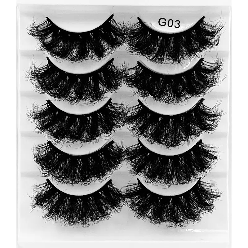 8D Curved False Eyelashes Multi Layer Thick Cross High Imitation - Image 3