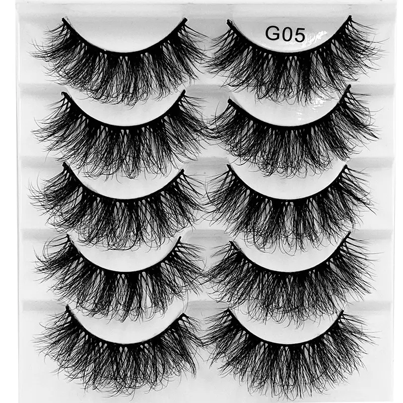 8D Curved False Eyelashes Multi Layer Thick Cross High Imitation - Image 5