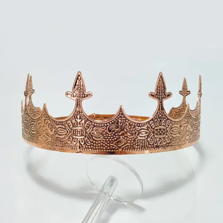 Silver Crown Prince Headdress for Men