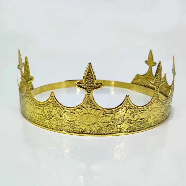 Silver Crown Prince Headdress for Men