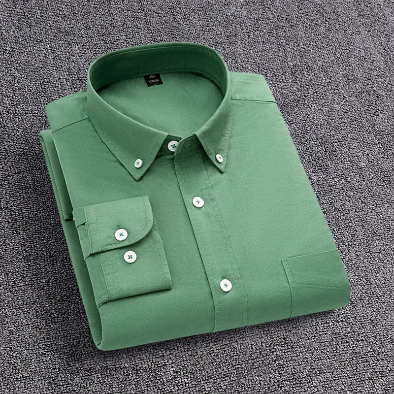 Oxford green-long sleeve