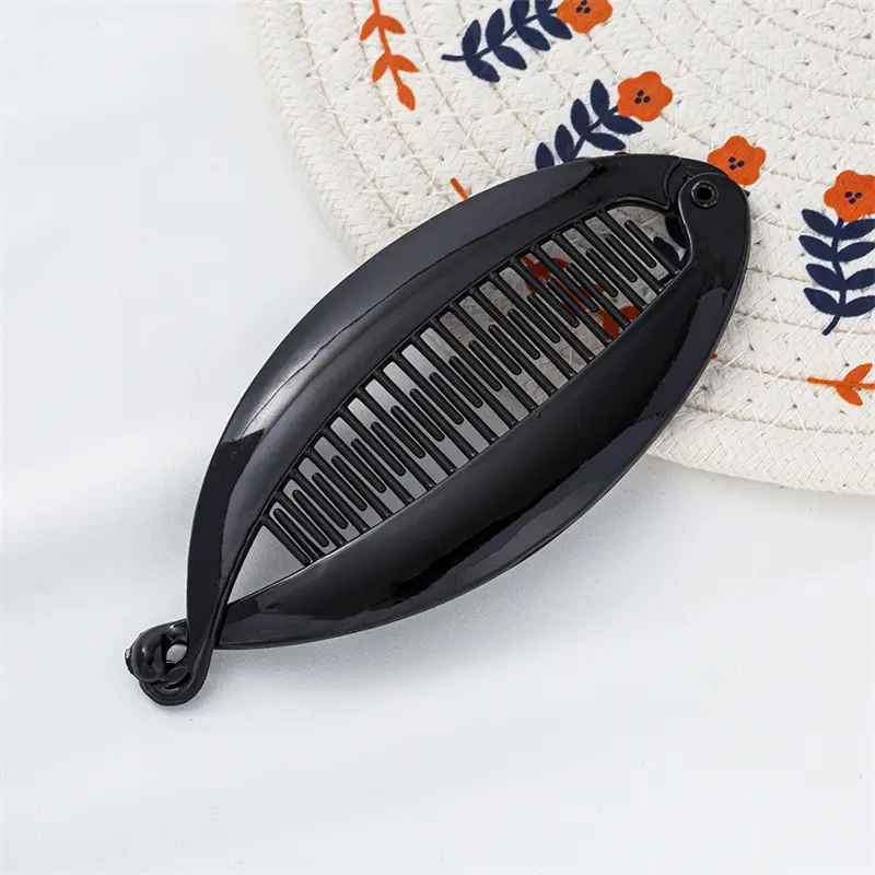Korean Style Hair Clip with Orange Accents - Image 6