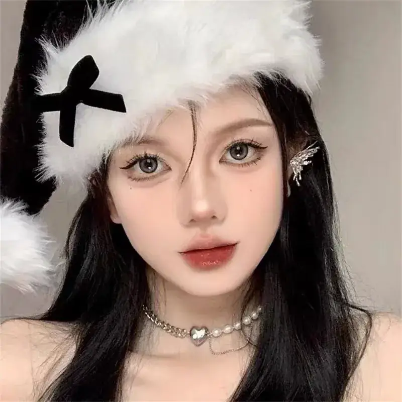 Plush Christmas Hat for Kids & Adults Red White - Image 9