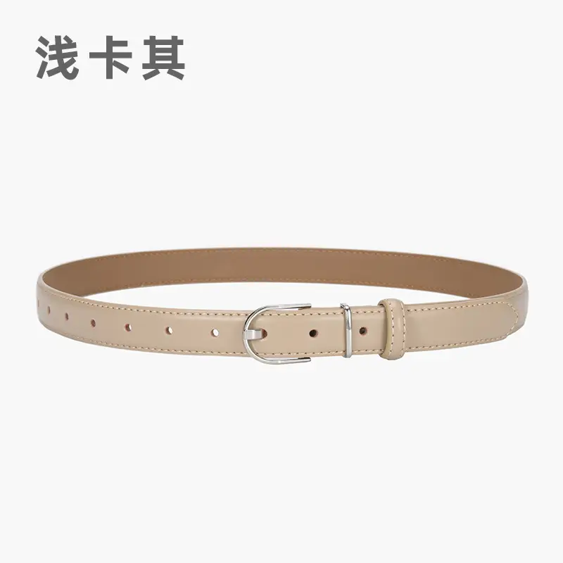Black Leather Belt for Women's Casual Wear - Image 10