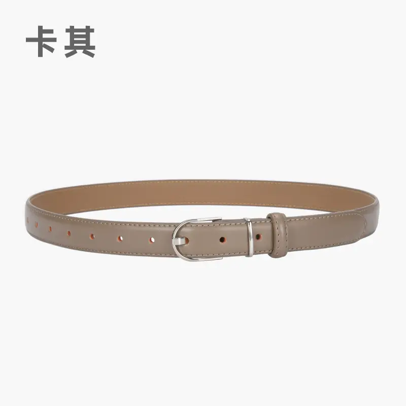 Black Leather Belt for Women's Casual Wear - Image 7