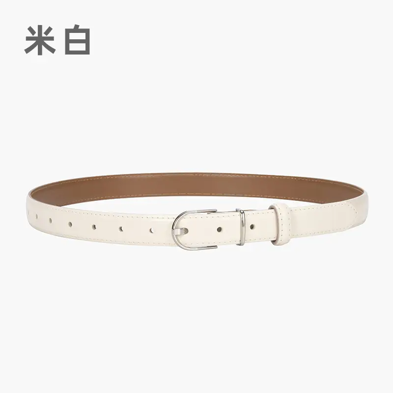 Black Leather Belt for Women's Casual Wear - Image 8