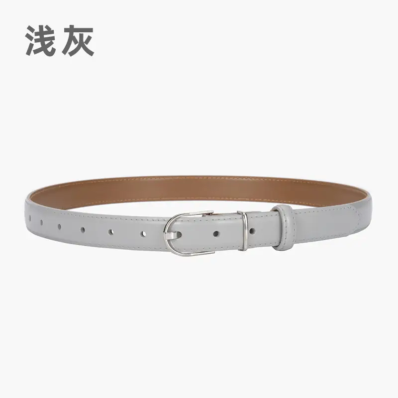 Black Leather Belt for Women's Casual Wear - Image 9