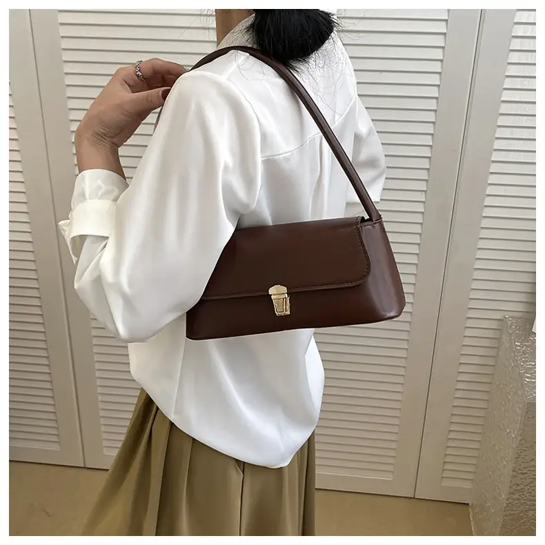 Brown Western Style Satchel Bag for Women — feature 14