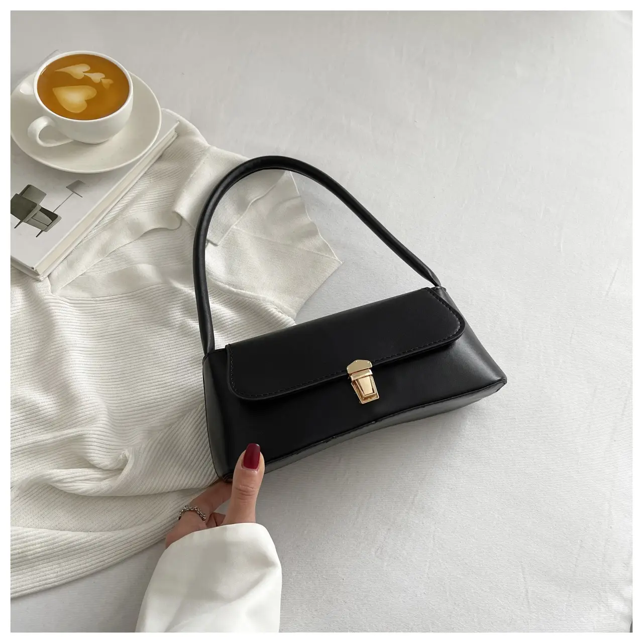 Brown Western Style Satchel Bag for Women — feature 15
